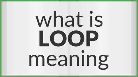 watching on loop meaning